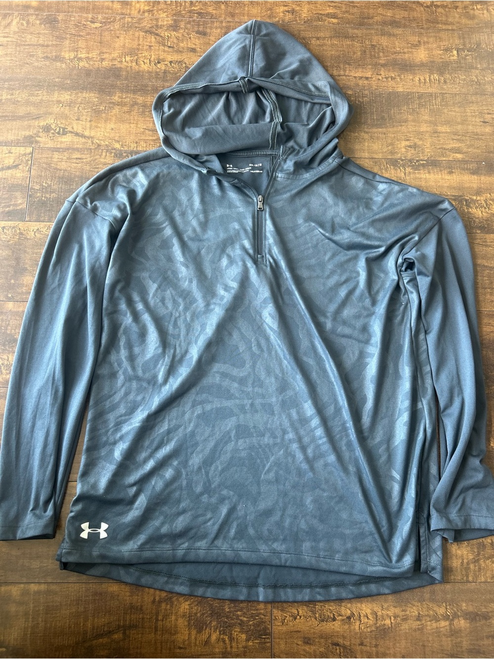 Under Armour Men’s Hooded Performance Pullover - Slate Blue